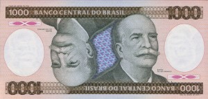 Brazylia 1000 Cruzeiros P-201 1986 UNC