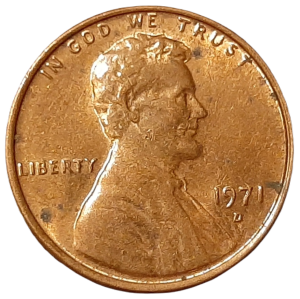 Stany Zjednoczone 1 Cent KM 201 1971D UNC