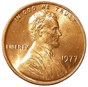 Stany Zjednoczone 1 Cent KM 201 1977 UNC