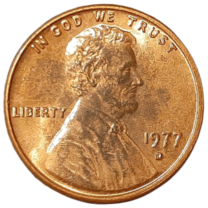 Stany Zjednoczone 1 Cent KM 201 1977D UNC