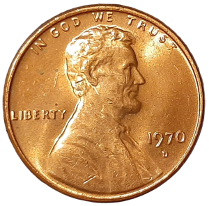 Stany Zjednoczone 1 Cent KM 201 1970D UNC