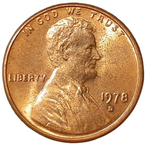 Stany Zjednoczone 1 Cent KM 201 1978D UNC