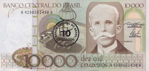 Brazylia 10 Cruzados P-206 1986 UNC