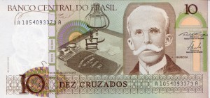 Brazylia 10 Cruzados P-209 1987 UNC