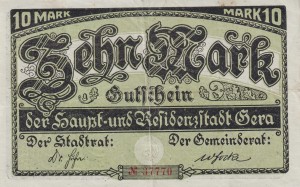 Gera 10 Marek  1.02.1919 G-02.  F