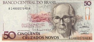 Brazylia 50 Cruzados P-219 1989-1990 UNC