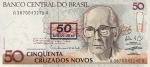 Brazylia 50 Cruzeiros P-223 1990 UNC