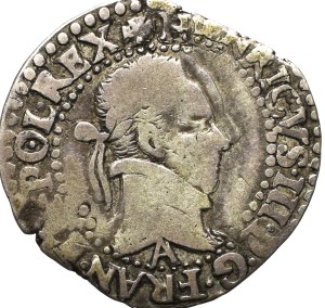Polska Henryk III Walezy 1/4 franc 1577 Stan 3
