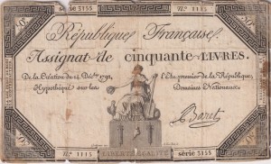 France 400 livres P-A73 1792