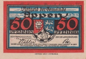 Appen 50 Pf  Und wo an G-39.2.2 UNC