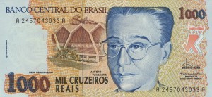 Brazylia 1000 Cruzeiros P-240 1993 UNC