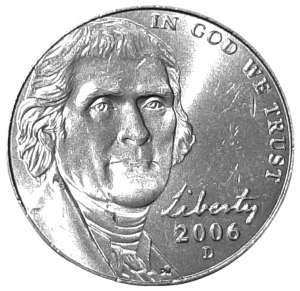 Stany Zjednoczone 5 Centów KM 381 2006D UNC