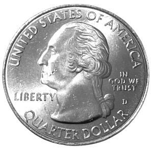 Stany Zjednoczone 25 Centów UC 100 2018D UNC