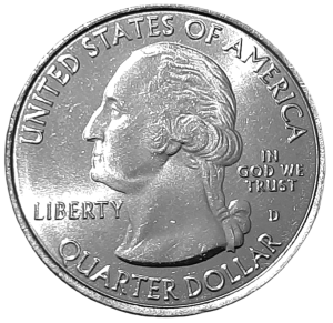 Stany Zjednoczone 25 Centów UC 107 2019D UNC