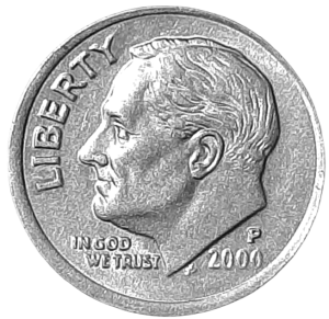 Stany Zjednoczone 10 Centów KM 195a 2000P UNC-