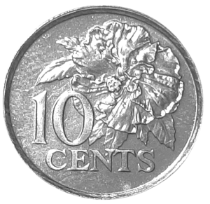 Trynidad i Tobago 10 Centów KM 31 2005 UNC