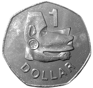 Wyspy Salomona 1 Dolar KM 72 2005 UNC