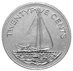 Wyspy Bahama 25 Centów KM 63.2 2005 UNC
