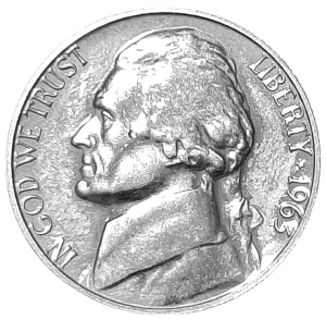 Stany Zjednoczone 5 Centów KM A192 1963 UNC