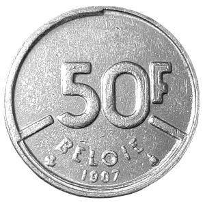 Belgia 50 Franków KM 169 1987 -UNC