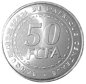 Afryka Centralna  50 Franków KM  21 UNC