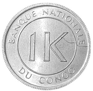 Kongo 1 Likuta KM 8 1967 UNC