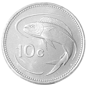 Malta 10 Centów KM 96 1995 UNC