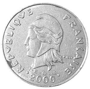 Polinezja Francuska 20 Franków KM 9 2000 UNC