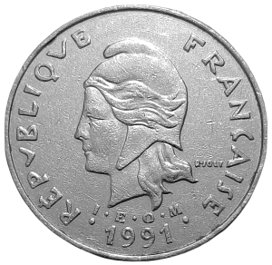 Polinezja Francuska 50 Franków KM 13 1991 UNC-