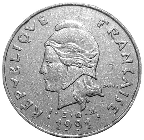 Polinezja Francuska KM 13 1991 A.png