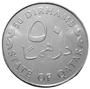 Katar 50 Dirhamów KM 15 2006 UNC