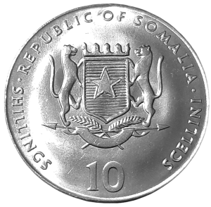 Somalia 10 Szylingów KM 93 2000 UNC
