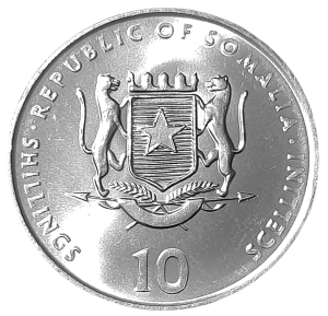 Somalia 10 Szylingów KM 92 2000 UNC