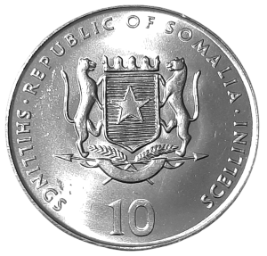 Somalia 10 Szylingów KM 95 2000 UNC