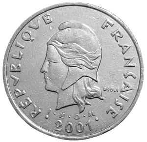 Polinezja Francuska 50 Franków KM 13 2001 UNC-