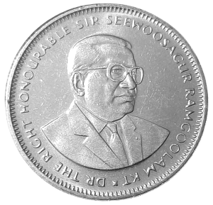 Mauritius 1 Rupia KM 55 1991 UNC