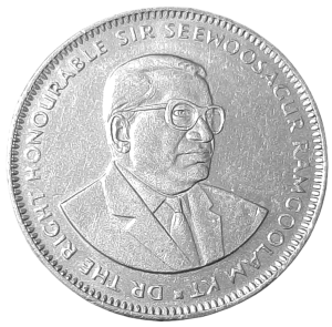 Mauritius 1 Rupia KM 55 2008 UNC-