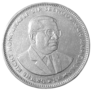 Mauritius 1 Rupia KM 55 2009 UNC-