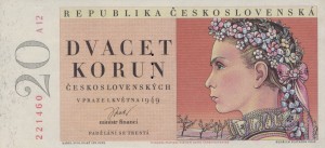 Czechosłowacja 20 Korun 1949 P-70 UNC 