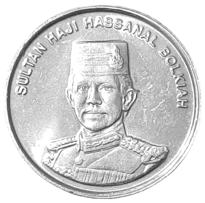 Brunei 10 Sen KM 36 2002 UNC