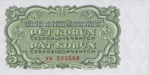 Czechosłowacja 5 Korun 1953 P-80 UNC  