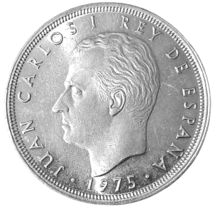 Hiszpania 25 Peset KM 808 1975 UNC