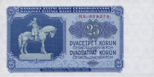 Czechosłowacja 25 Korun 1953 P-84 UNC  
