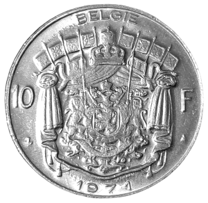 Belgia 10 Franków KM 156.1 1971 -UNC