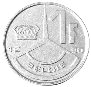 Belgia 1 Frank KM 171 1990 UNC