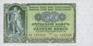 Czechosłowacja 50 Korun 1953 P-85 UNC  
