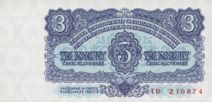 Czechosłowacja 3 Korun 1961 P-81 UNC  