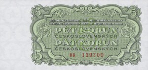 Czechosłowacja 5 Korun  P-82 1961 UNC  