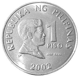 Phillipines 1 Piso KM 269 2002 UNC