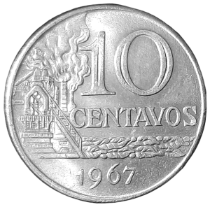 Brazylia 10 Centavo KM 578.1 1967 UNC